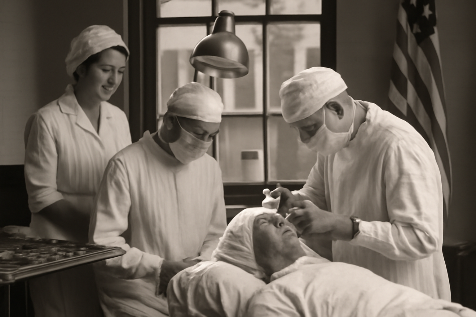 New York: prvá operácia mozgového nádoru pri lokálnom umŕtvení