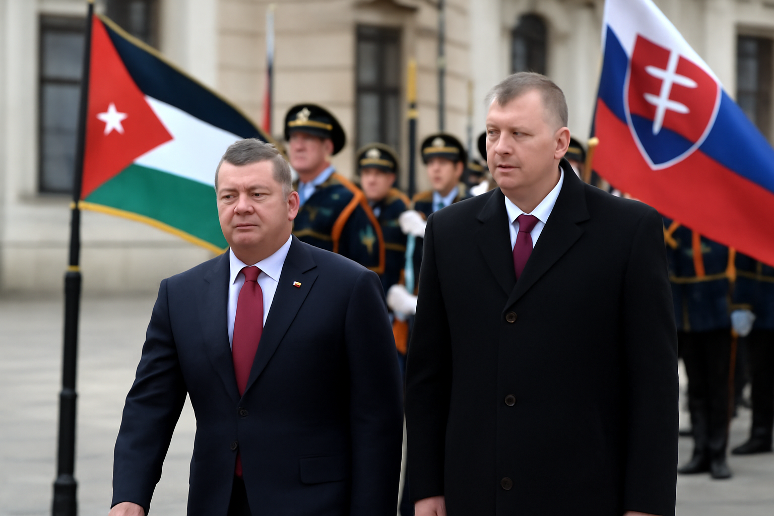 Jordánsky kráľ Abdalláh II. prišiel v roku 2009 na prvú návštevu Slovenska