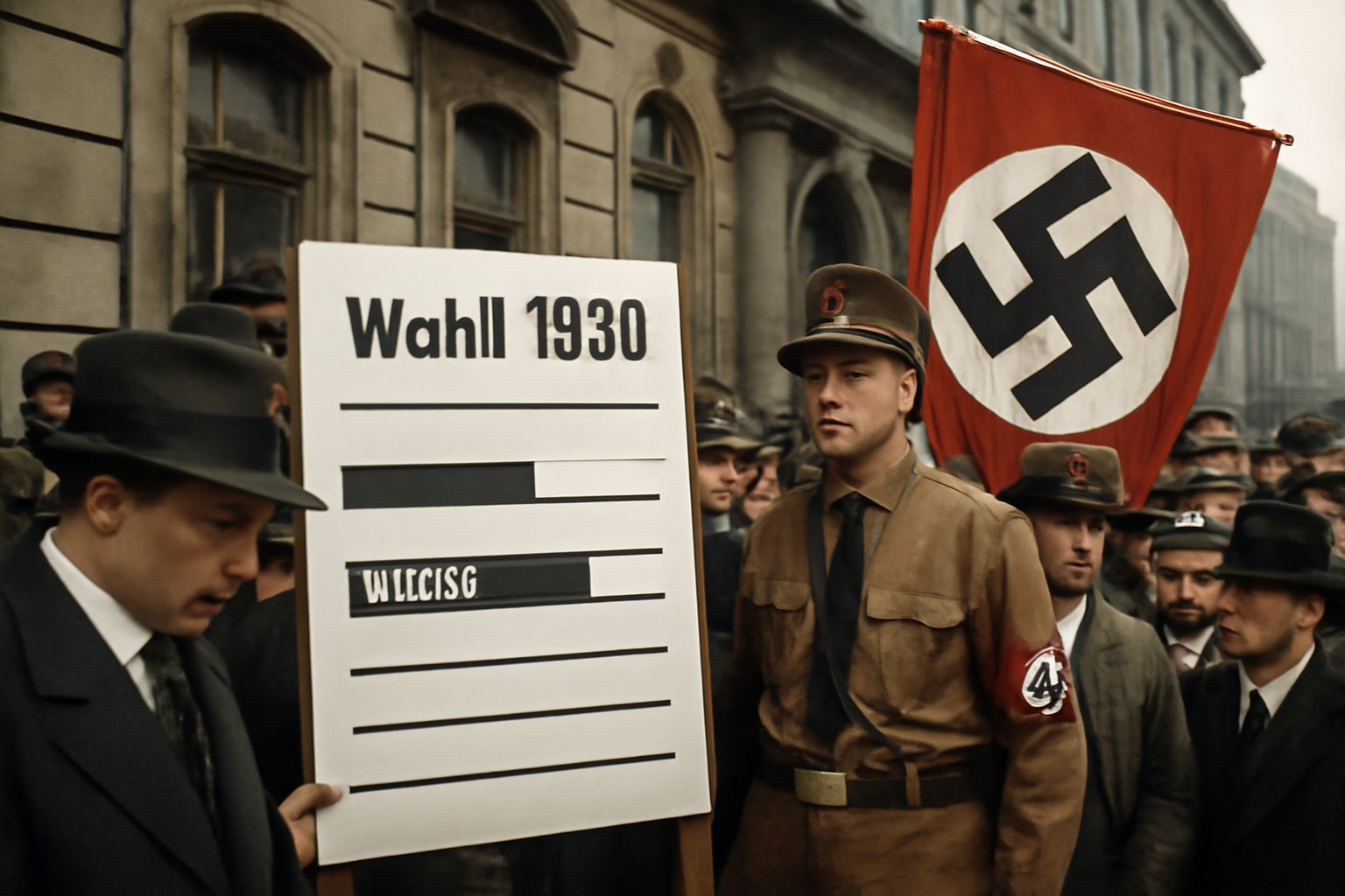 NSDAP prudko posilnila: v nemeckých voľbách získala 107 kresiel a skončila druhá