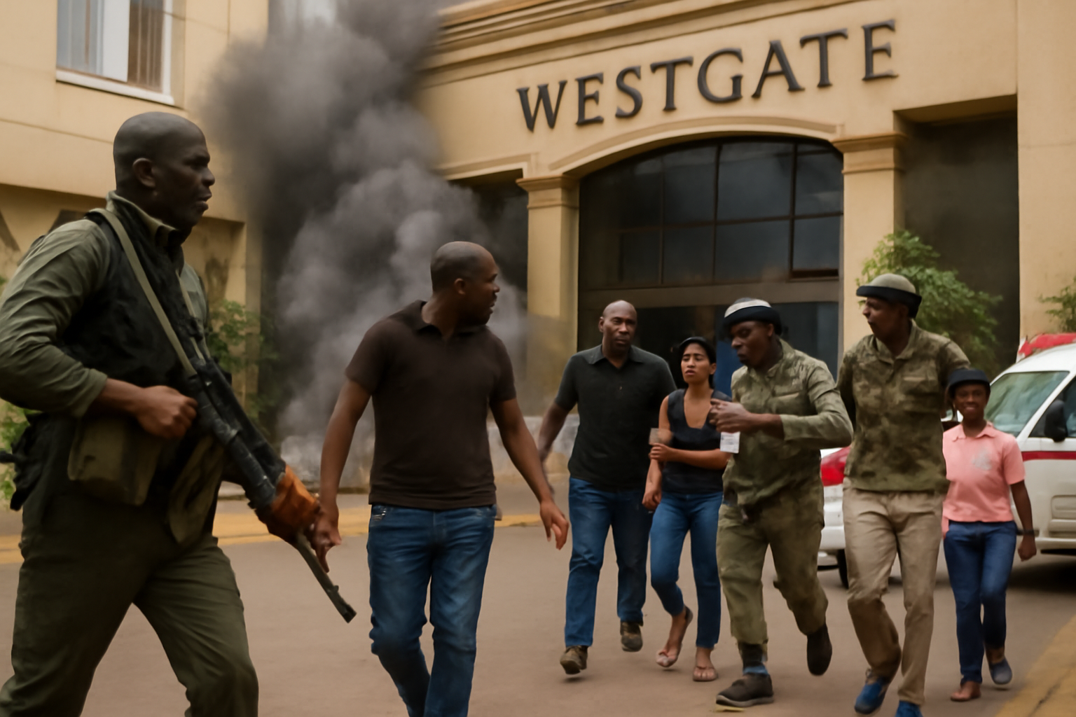 Útok aš-Šabábu na nákupné centrum Westgate v Nairobi si vyžiadal desiatky obetí