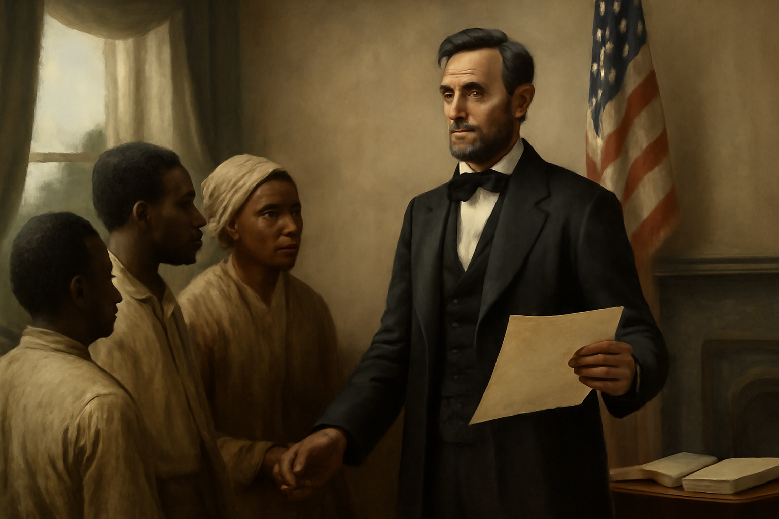 Lincoln ohlásil emancipáciu otrokov, účinnú od januára 1863
