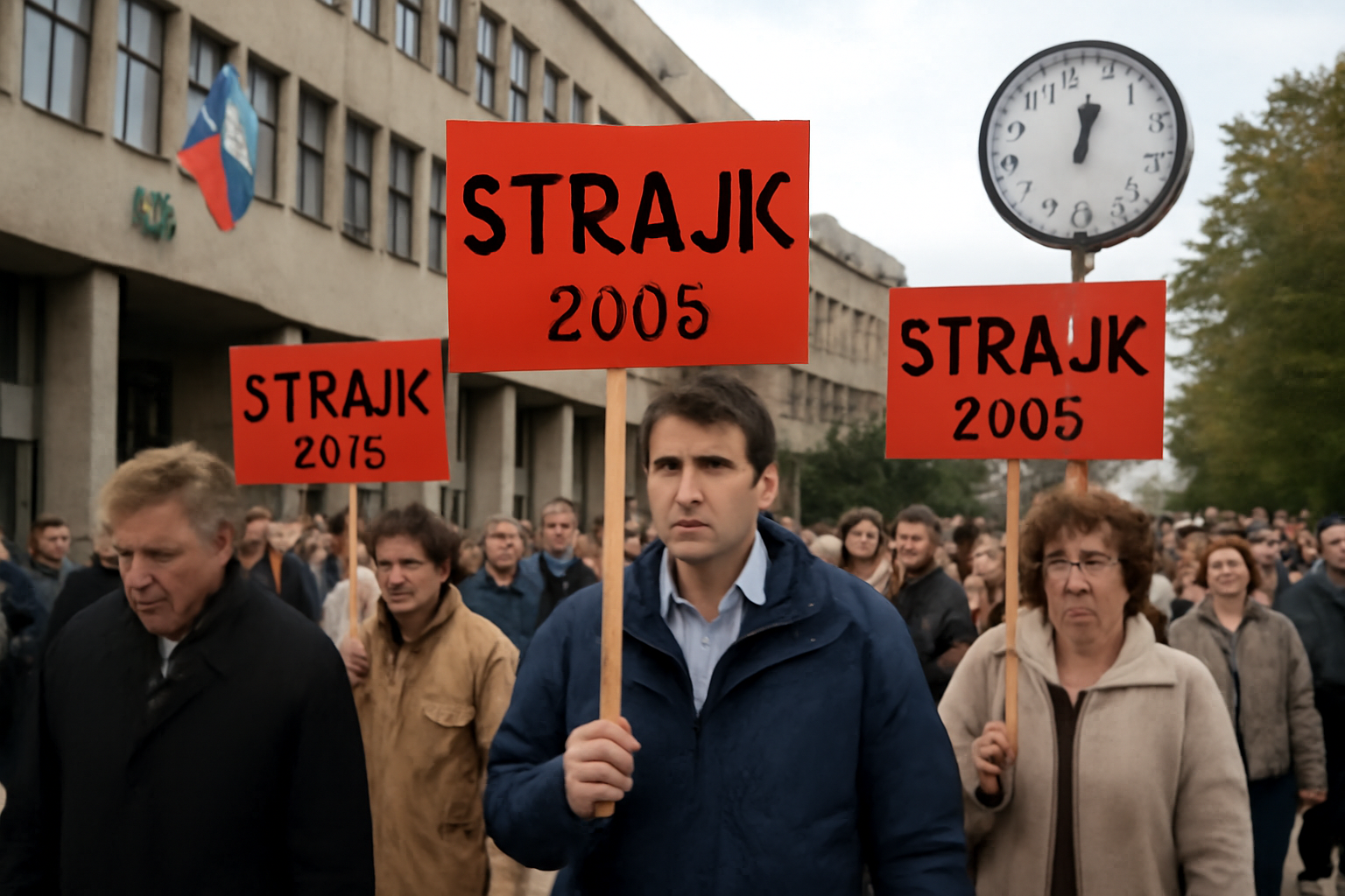KOZ spustila v roku 2003 celoslovenský hodinový výstražný štrajk