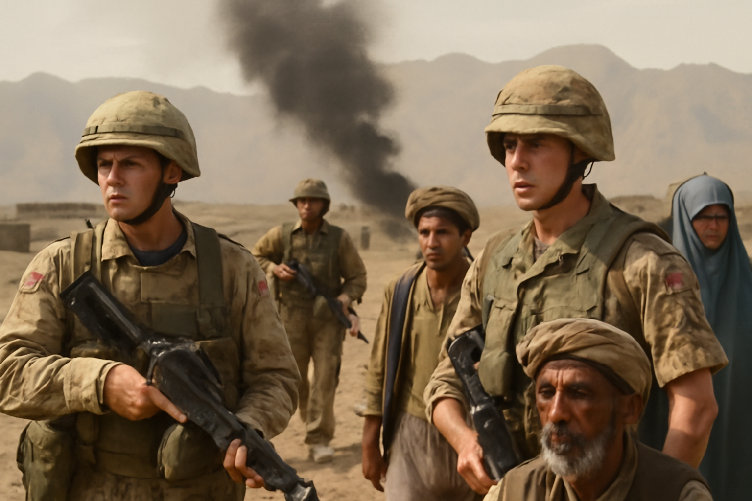 USA a Británia spustili útok na Afganistan po 11. septembri