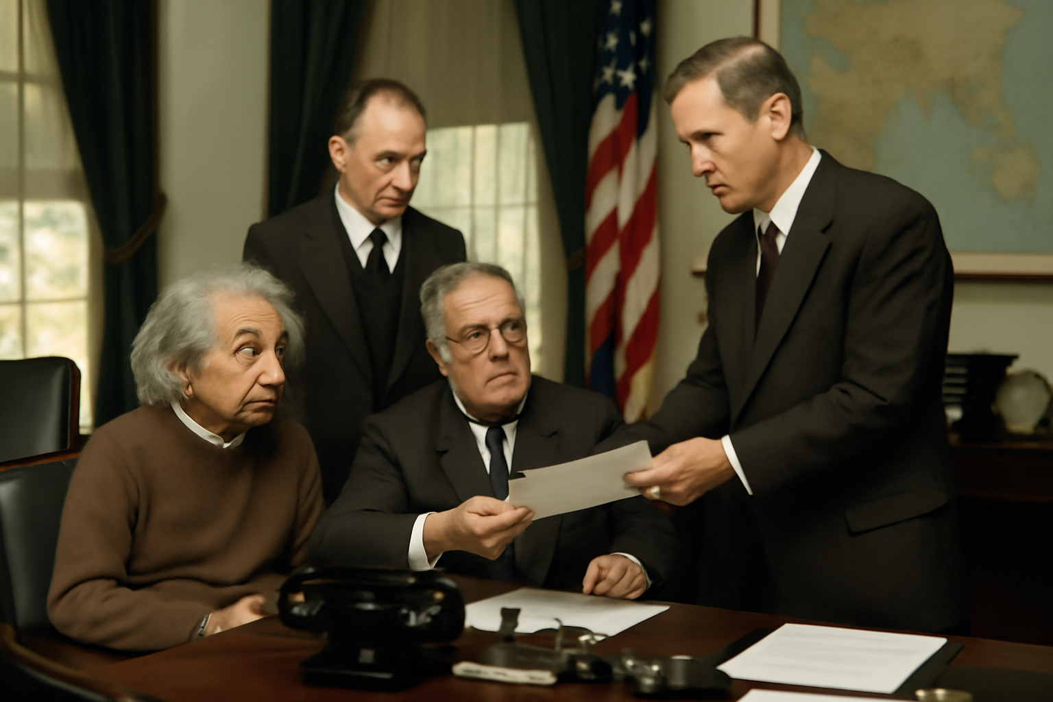 Einsteinov list varoval Roosevelta pred nemeckou atómovou bombou
