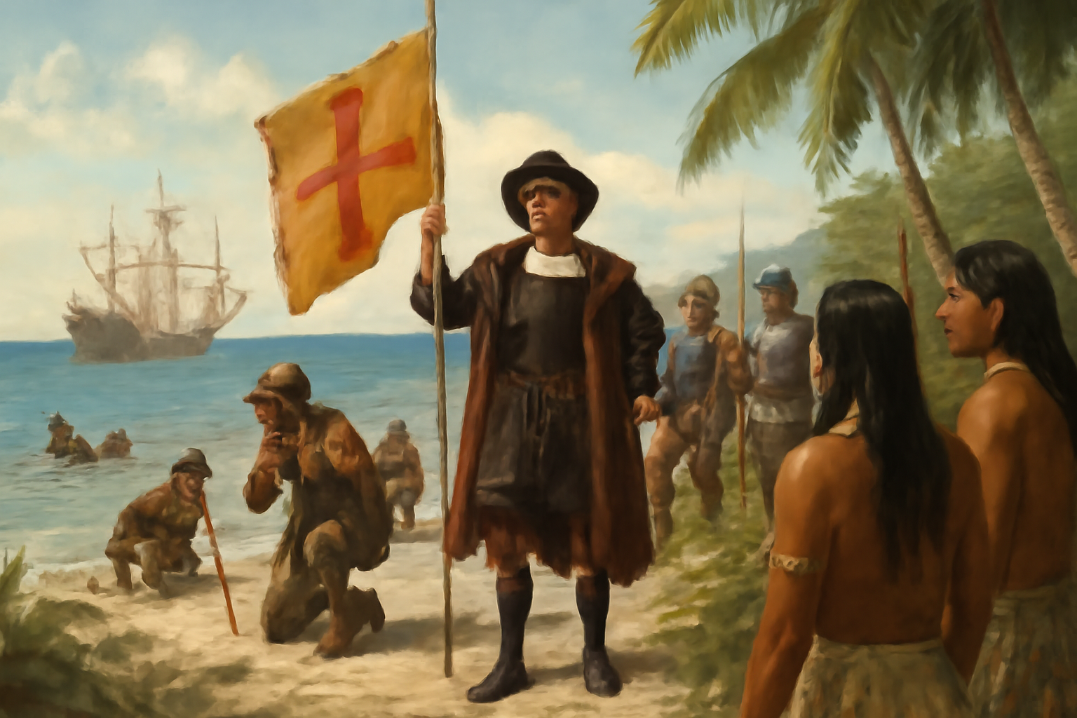 Kolumbus pristál na Bahamách: začiatok európskeho objavovania Ameriky