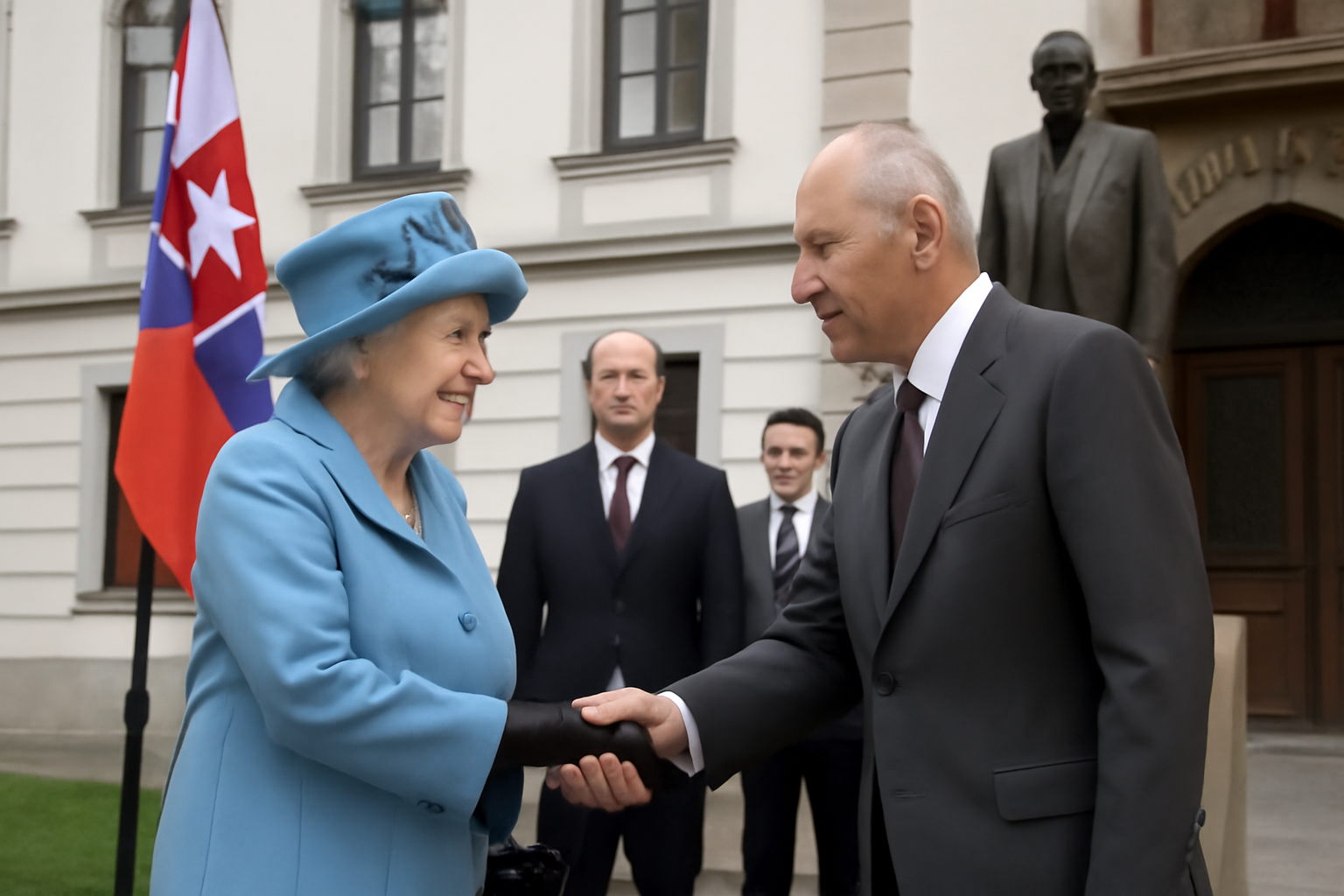 Prvá návšteva Alžbety II. na Slovensku a zákon o zásluhách Alexandra Dubčeka