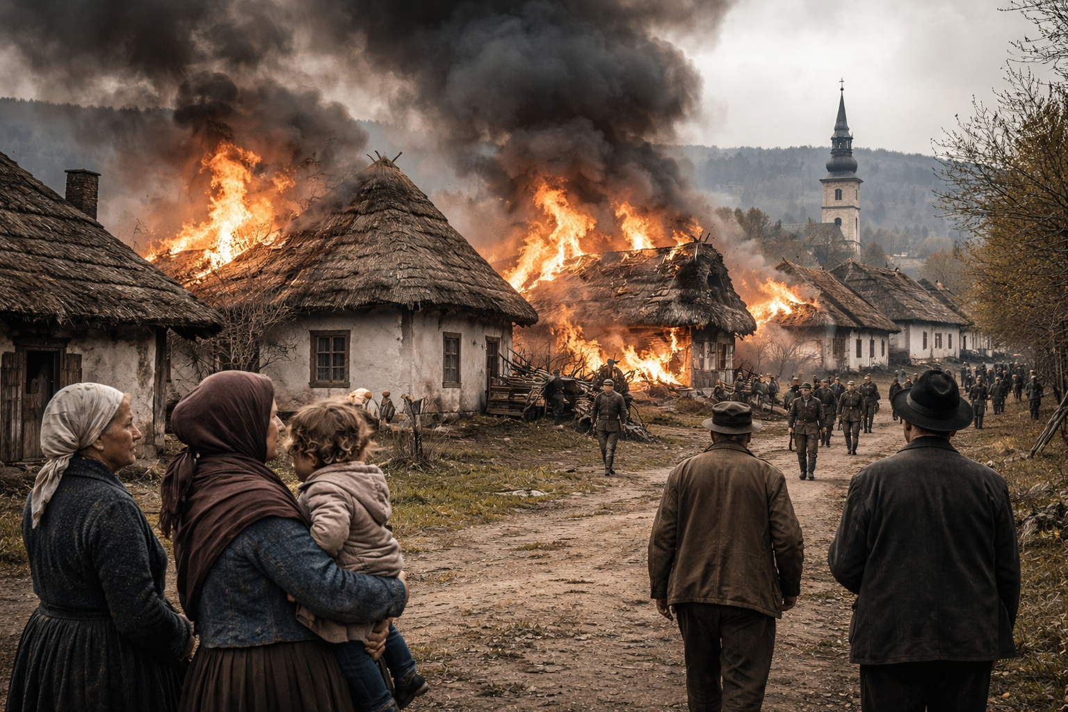 Fašisti v roku 1944 vypálili obec Miezgovce