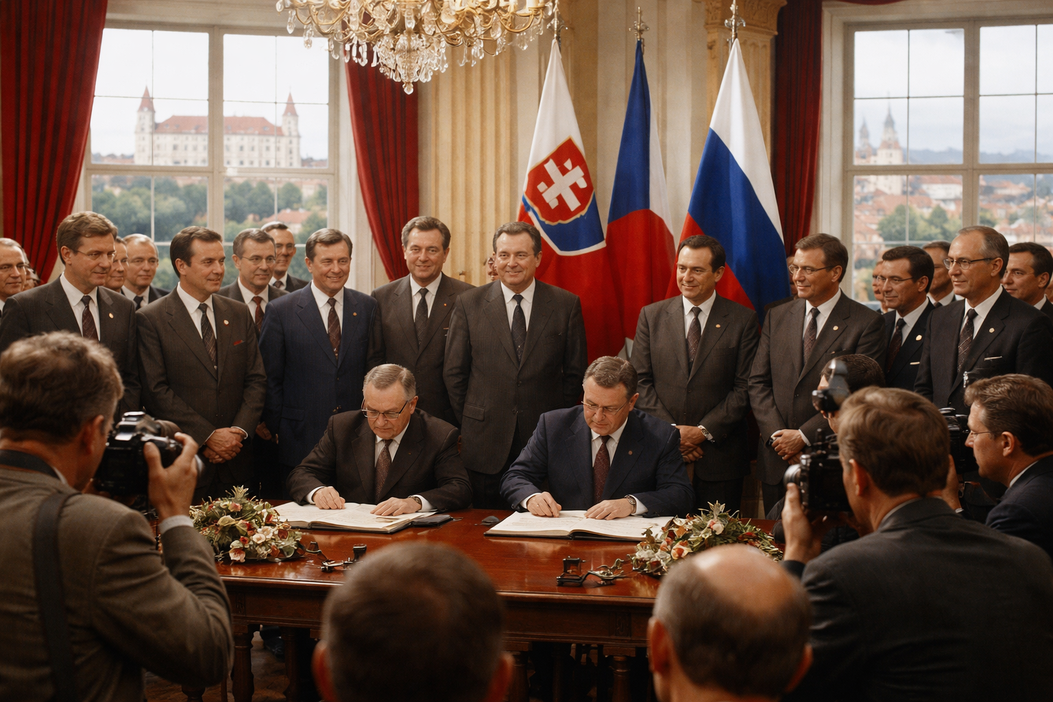 Na Bratislavskom hrade podpísali zákon, ktorý zmenil ČSSR na federáciu