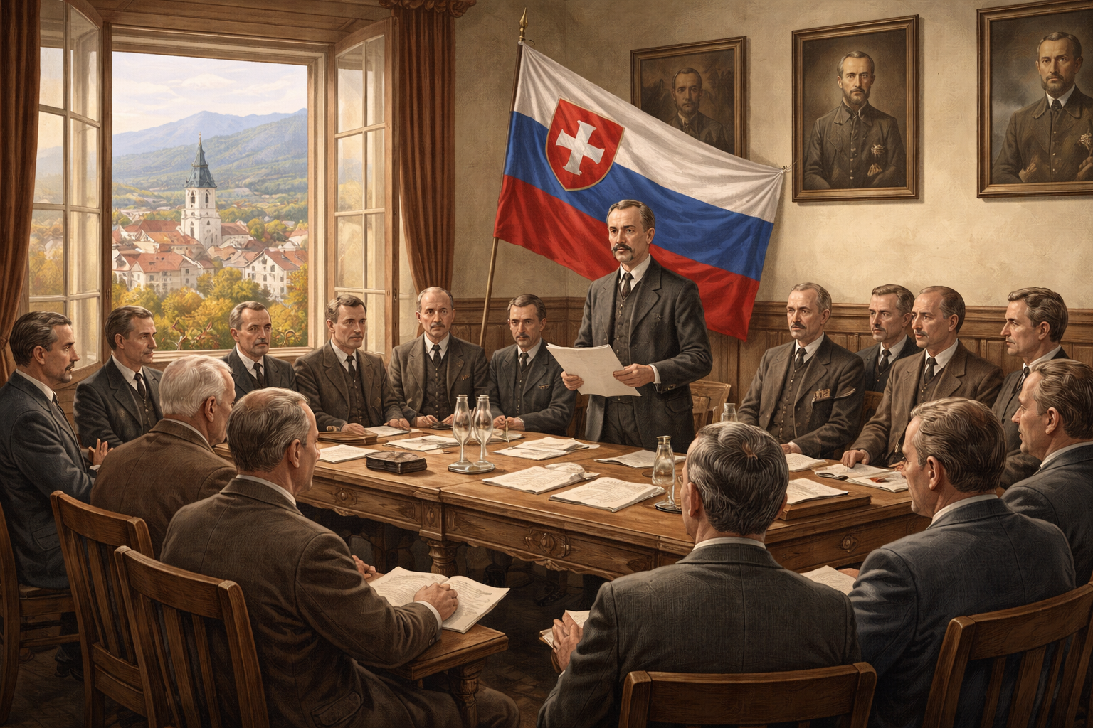 V Martine prvýkrát zasadol výkonný výbor Slovenskej národnej rady