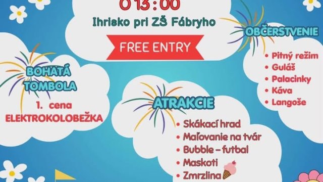 ZŠ Fábryho v Košiciach chystá 13. júna 2026 oslavu Dňa detí s pestrým programom