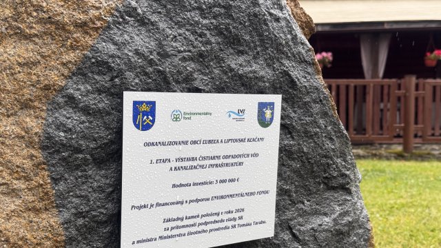 Ľubeľa a Liptovské Kľačany pri Liptovskom Mikuláši spúšťajú výstavbu kanalizácie a spoločnej ČOV za 3 milióny eur.
