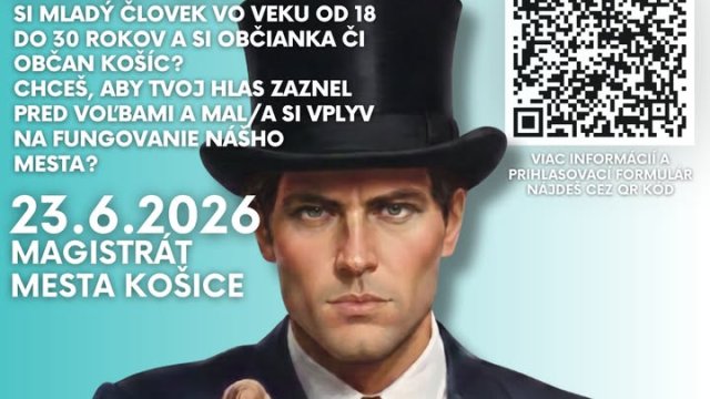 Mladí Košičania vo veku 18–30 rokov môžu ovplyvniť budúcnosť mesta na EDYN Townhall Meeting.